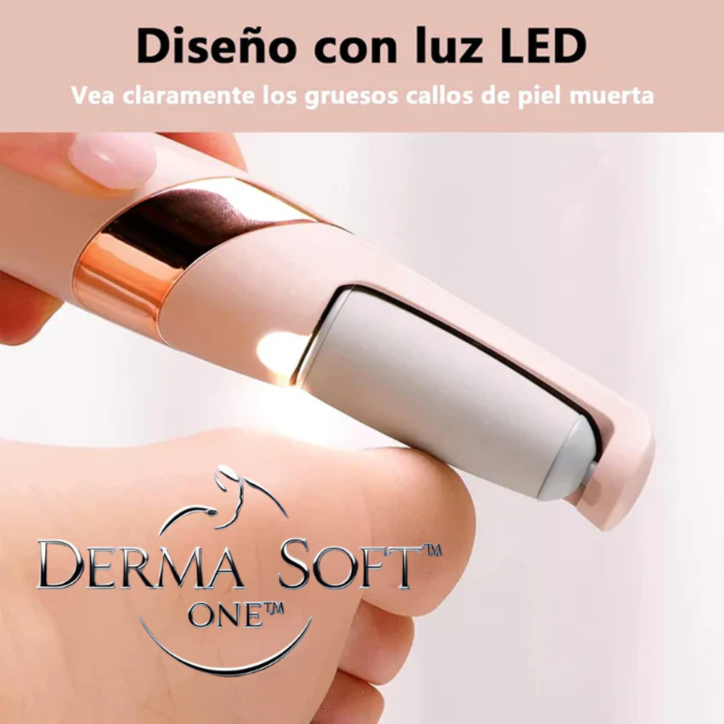 DermaSoft One™ – Elimina durezas y revela pies suaves en minutos