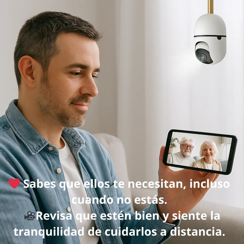 Cámara de Seguridad WIFI / 🌙 Duerme en paz 💖 sabiendo que tu hogar 🏠 y tu familia 👨👩👧👦 están vigilados 24/7 🔐