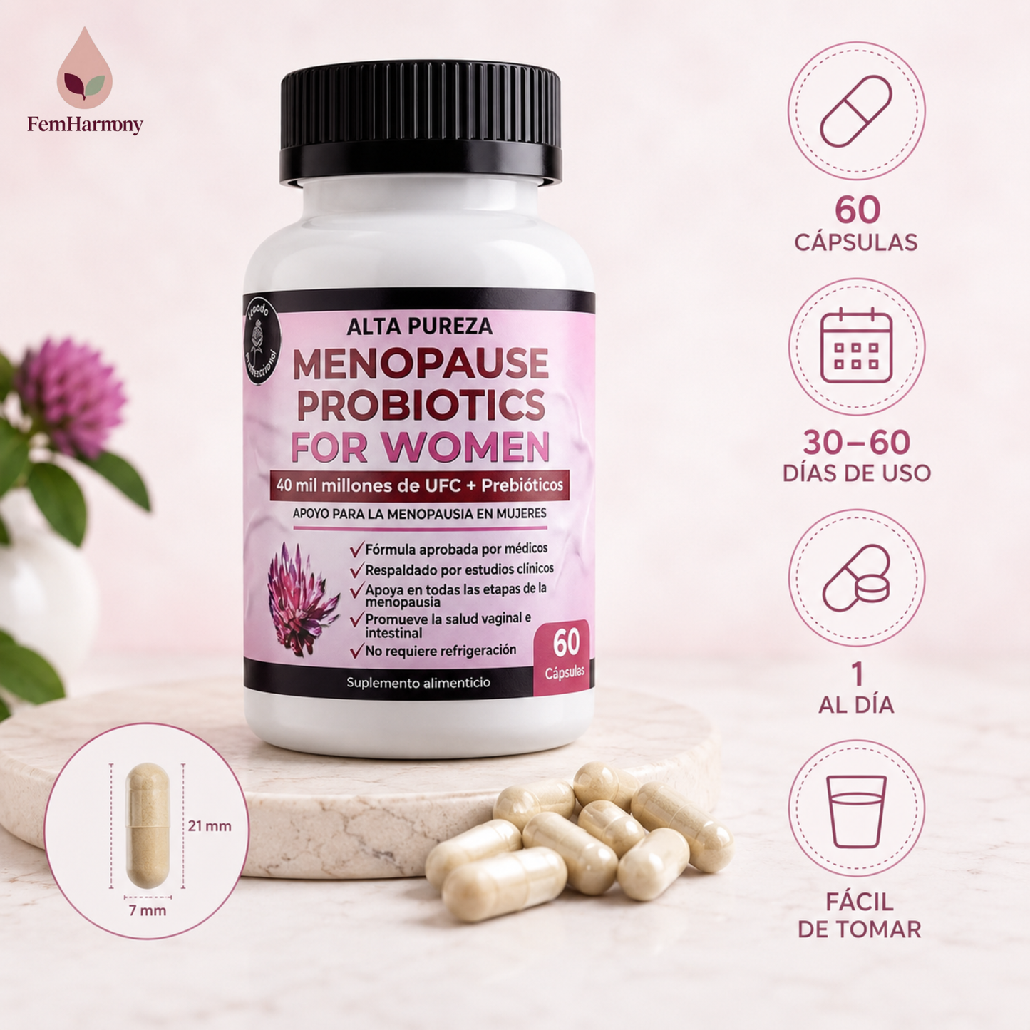 FemHarmony - Bienestar hormonal para sentirte en balance cada día