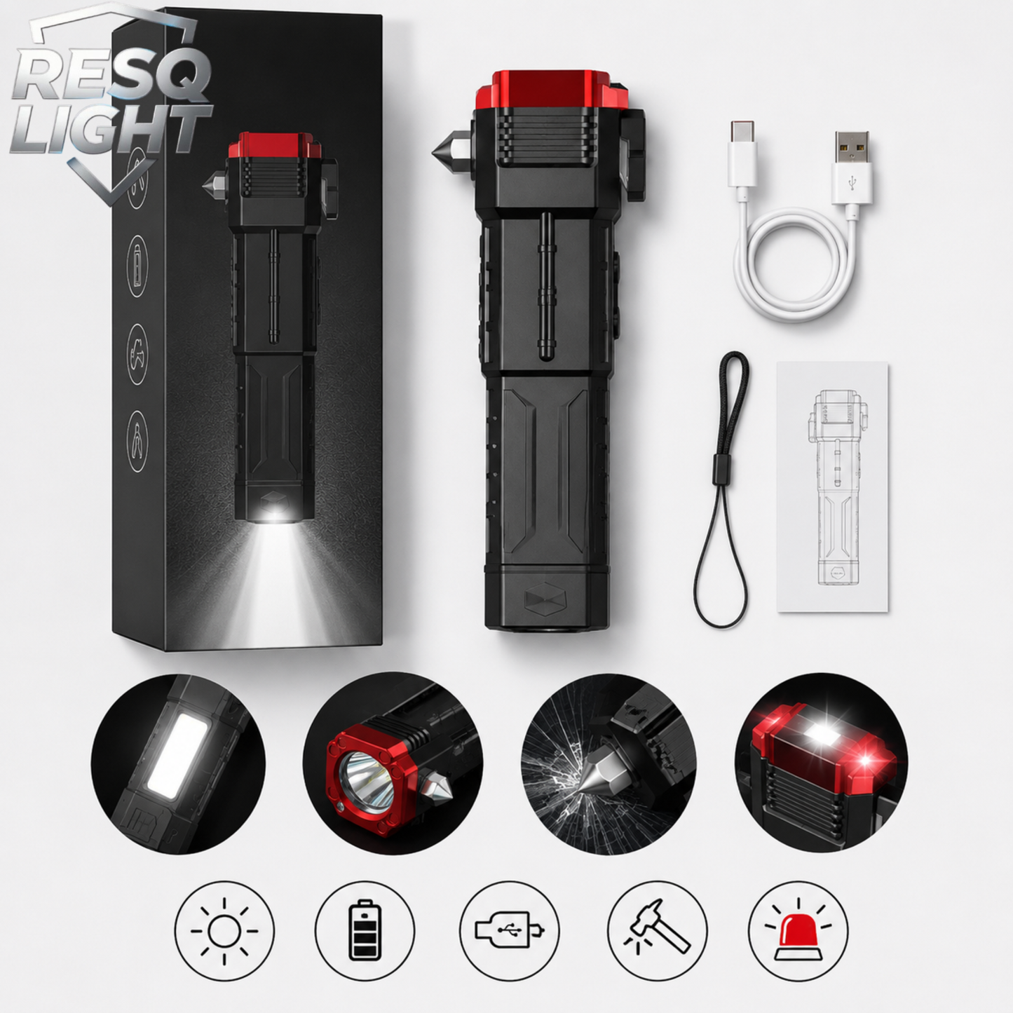 ResQ Light - Prepárate para emergencias en cualquier momento