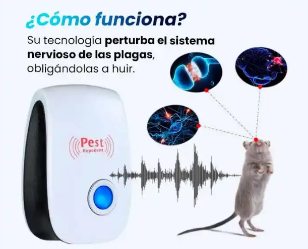 Repelente Electrico para Ratones Red /¿Escuchaste ruidos en la noche? Puede ser un ratón...🐭🐀