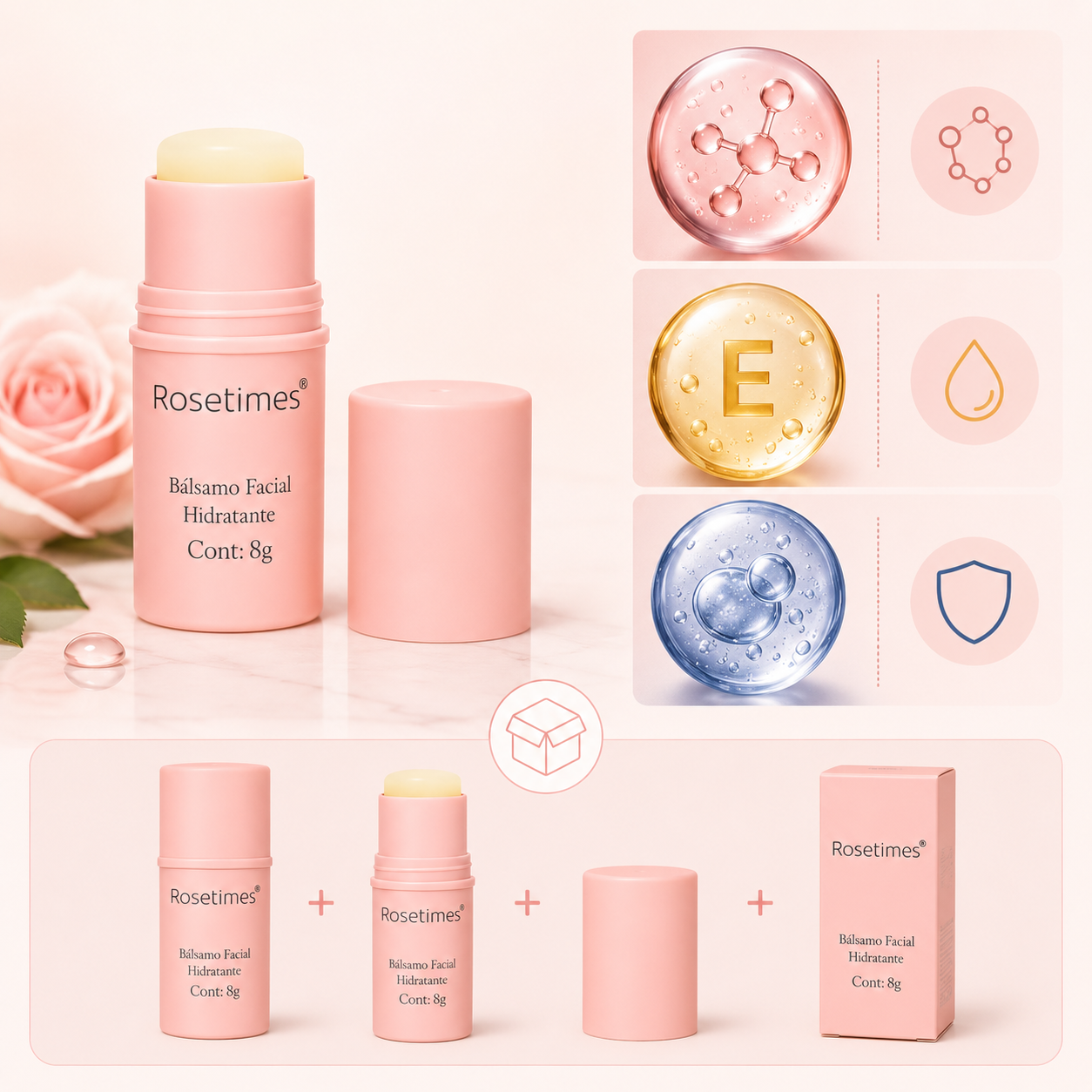 RoséLift- Hidratación profunda para una piel más suave y luminosa