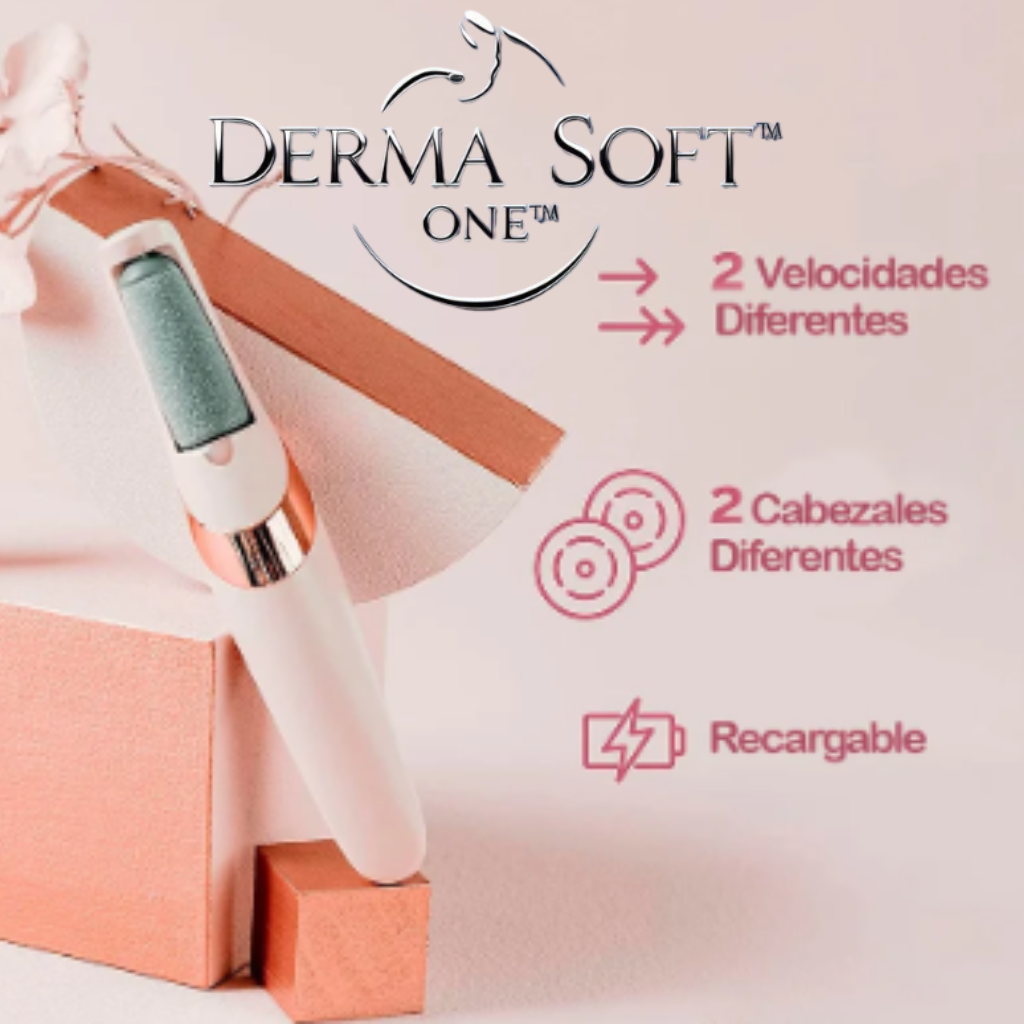DermaSoft One™ – Elimina durezas y revela pies suaves en minutos
