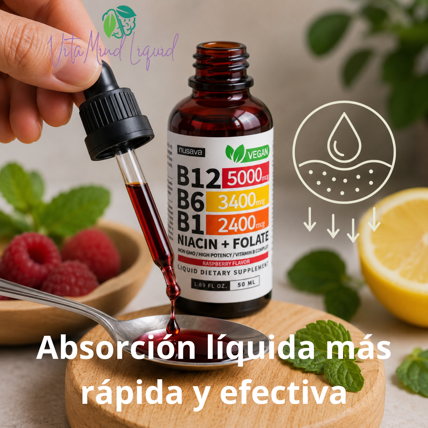VitaMind Liquid - Energía y claridad mental todos los días