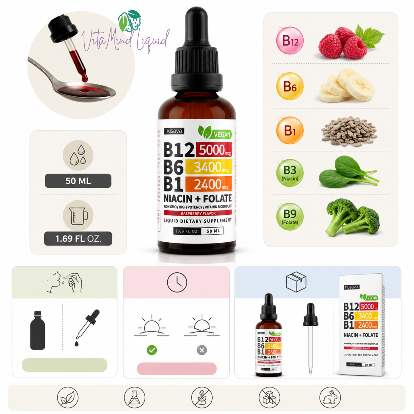 VitaMind Liquid - Energía y claridad mental todos los días