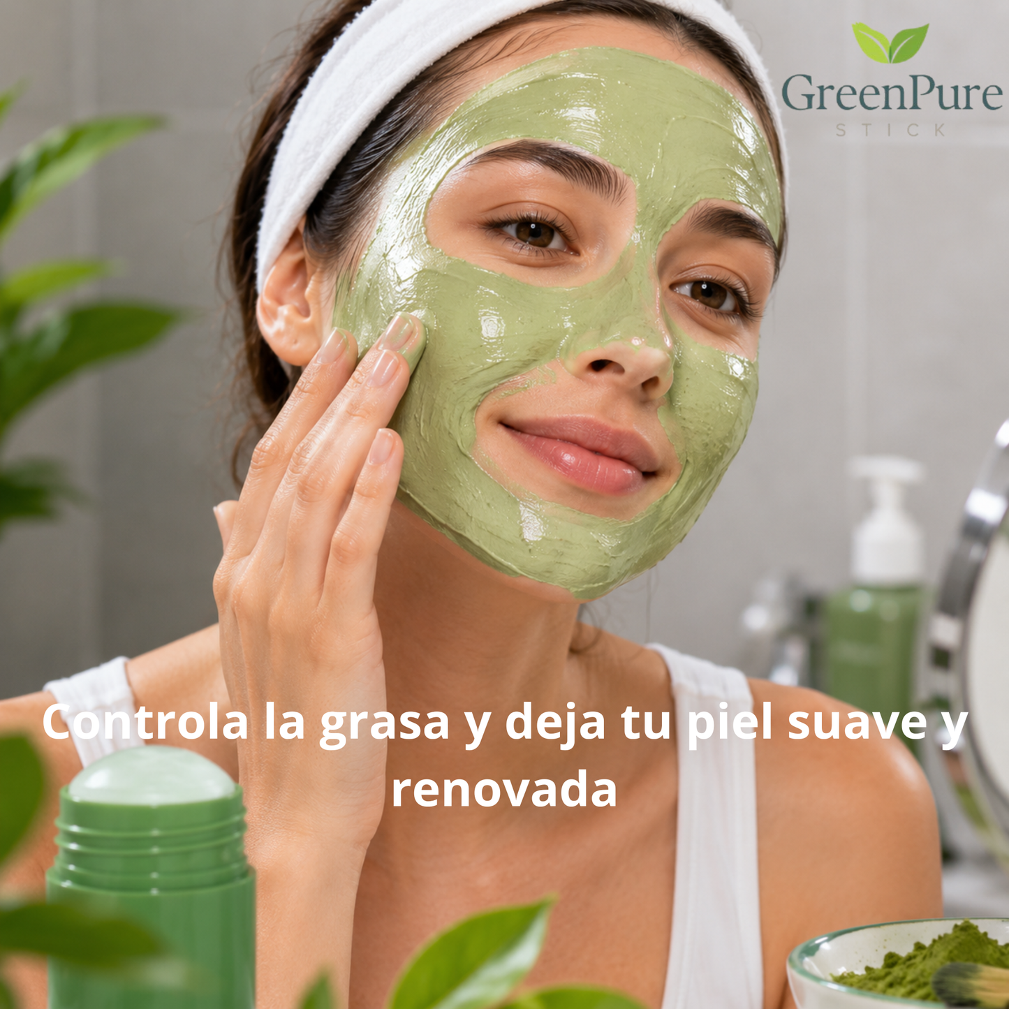 GreenPure Stick - Limpia profundamente y reduce puntos negros visibles