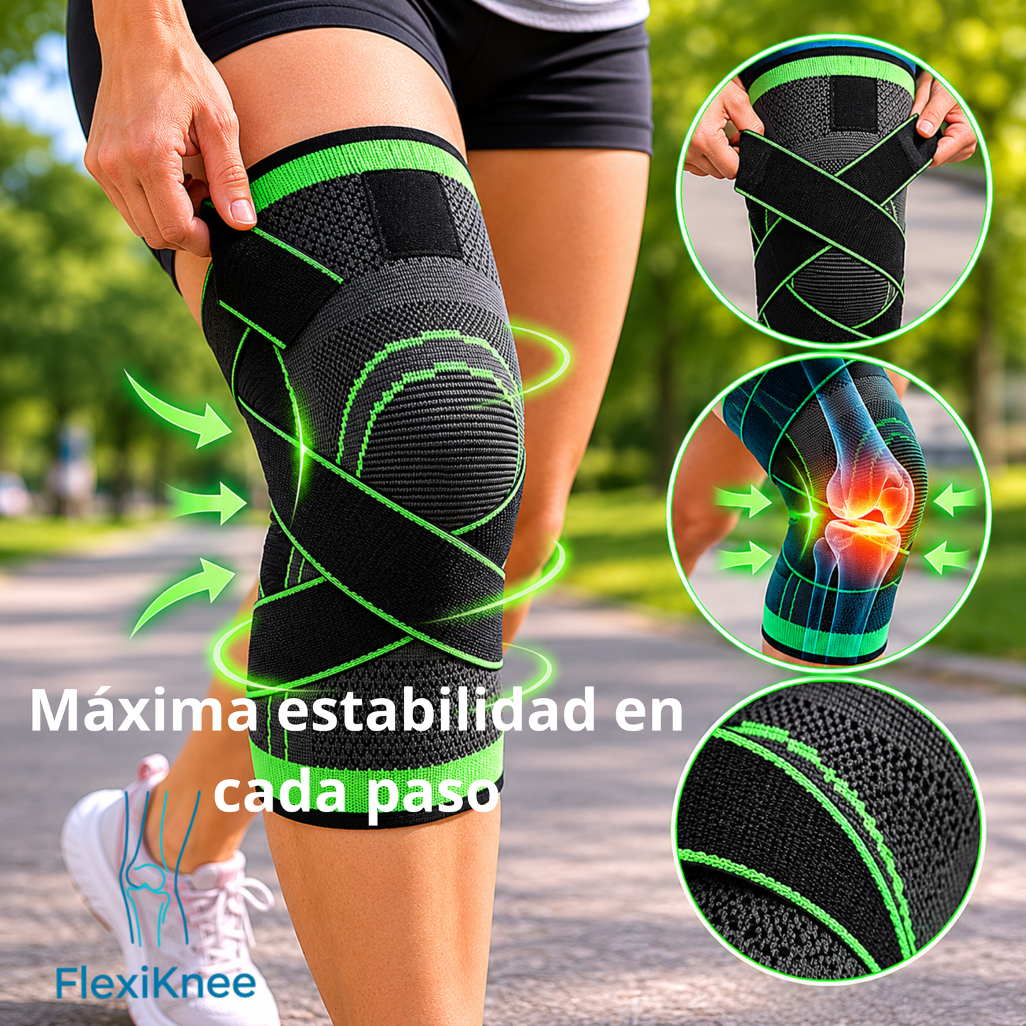 FlexiKnee - Soporte y estabilidad para caminar con mayor comodidad