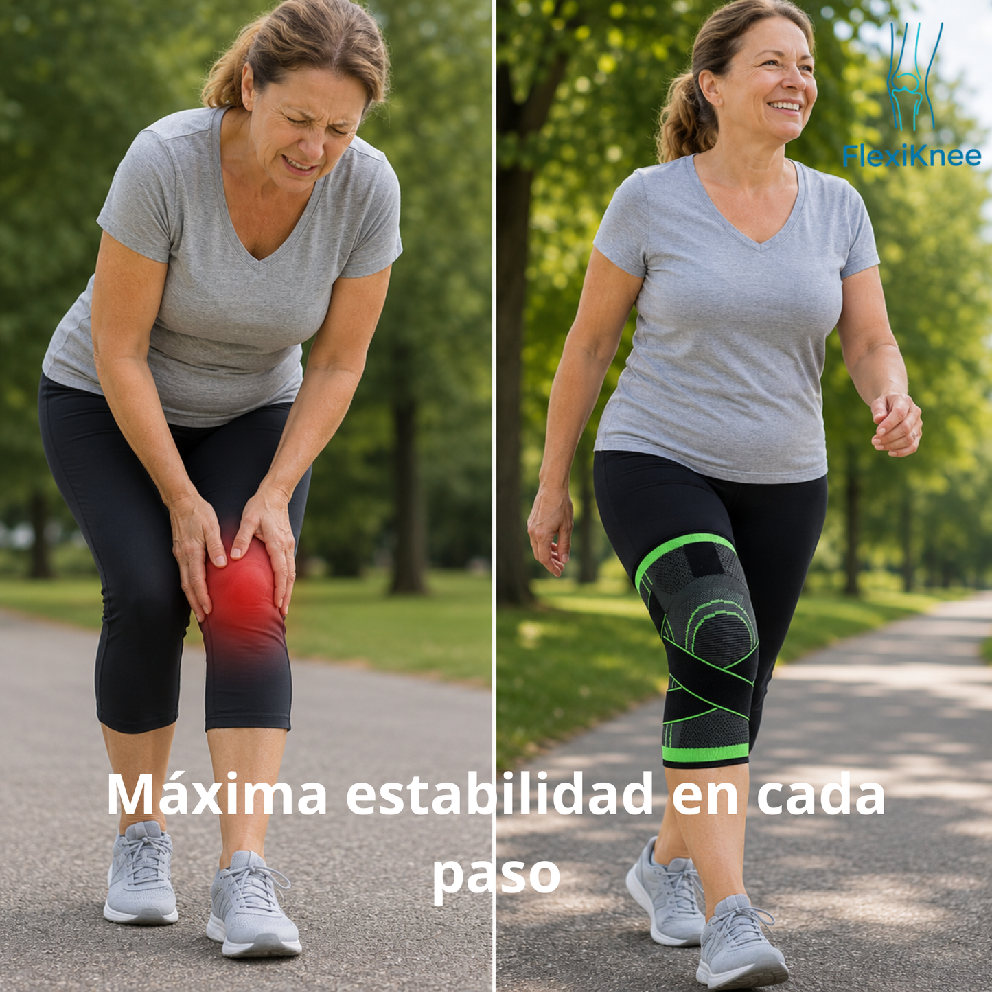 FlexiKnee - Soporte y estabilidad para caminar con mayor comodidad