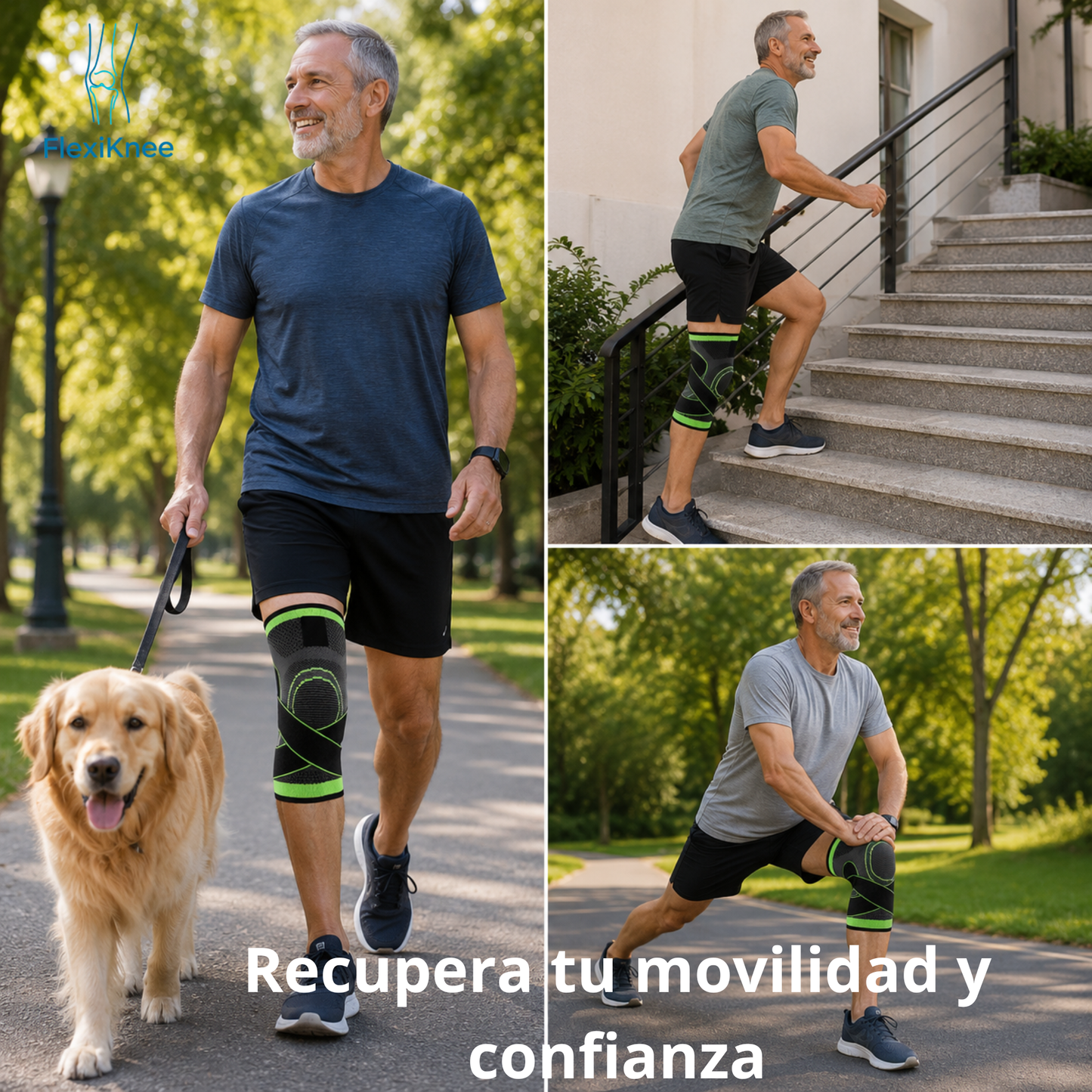 FlexiKnee - Soporte y estabilidad para caminar con mayor comodidad