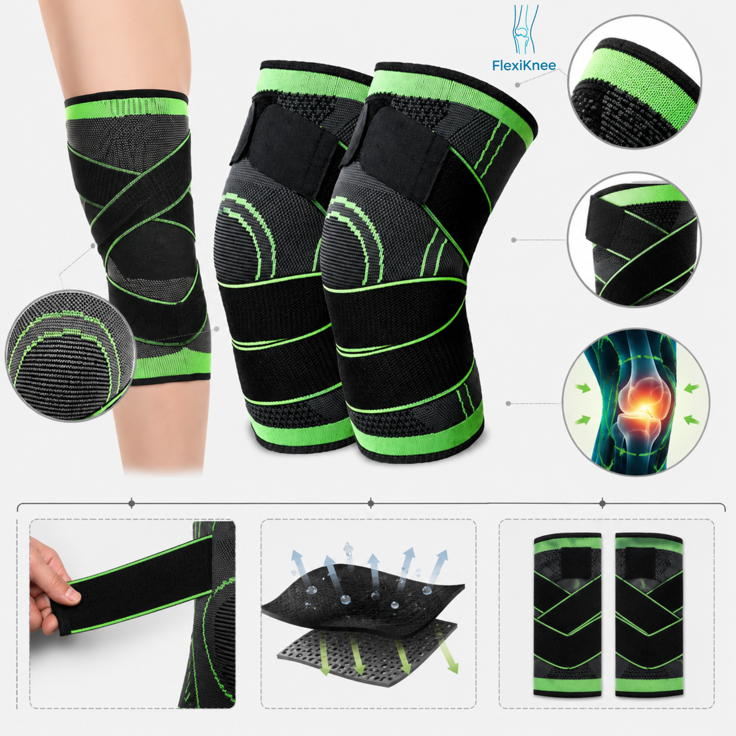 FlexiKnee - Soporte y estabilidad para caminar con mayor comodidad