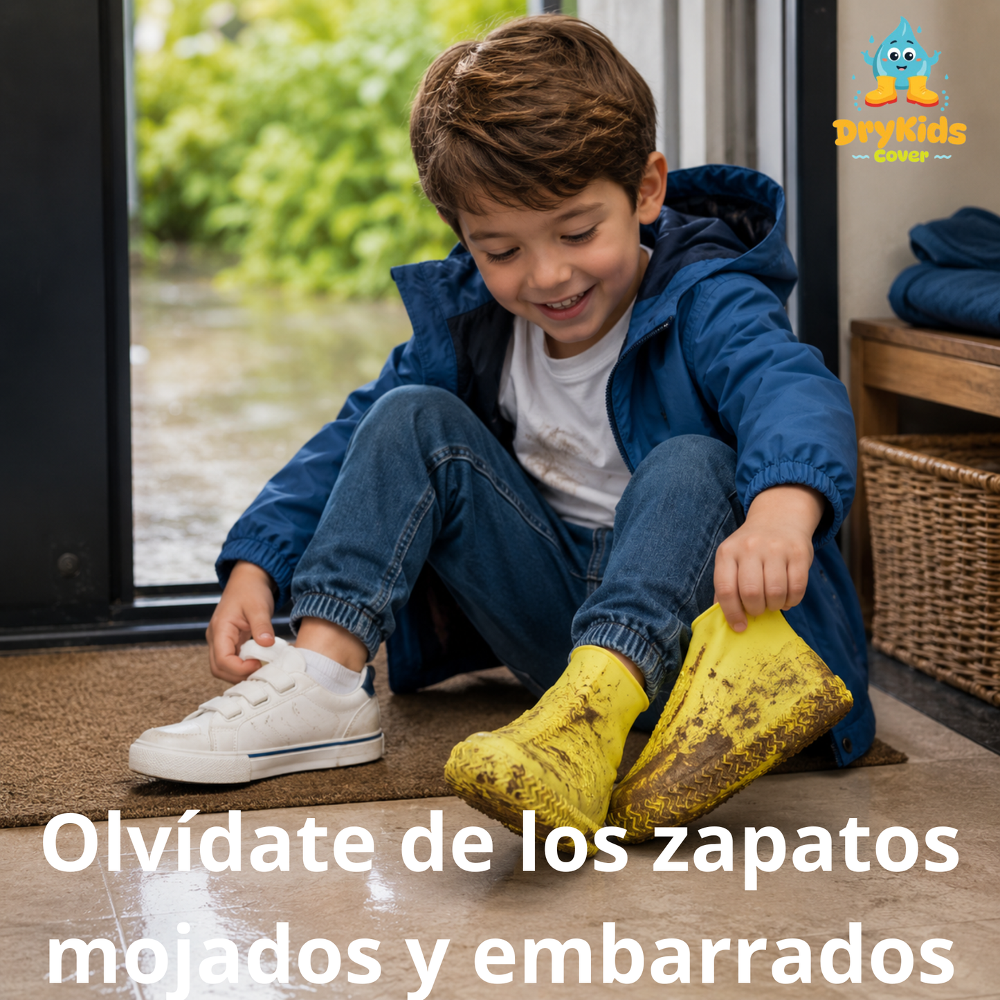 DryKids Cover - Protección impermeable para días de lluvia y barro