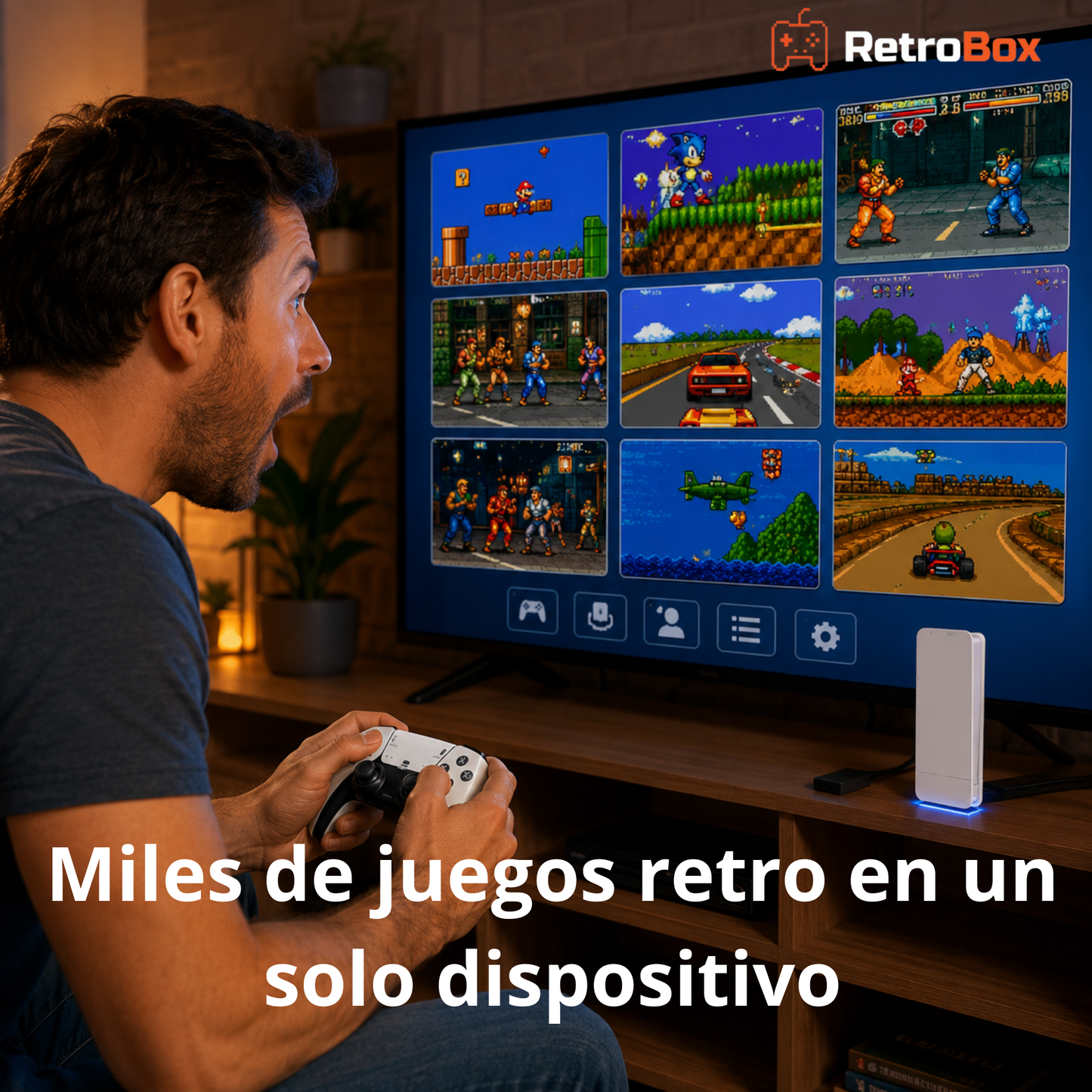 RetroBox  - Revive los juegos clásicos de tu infancia en HD