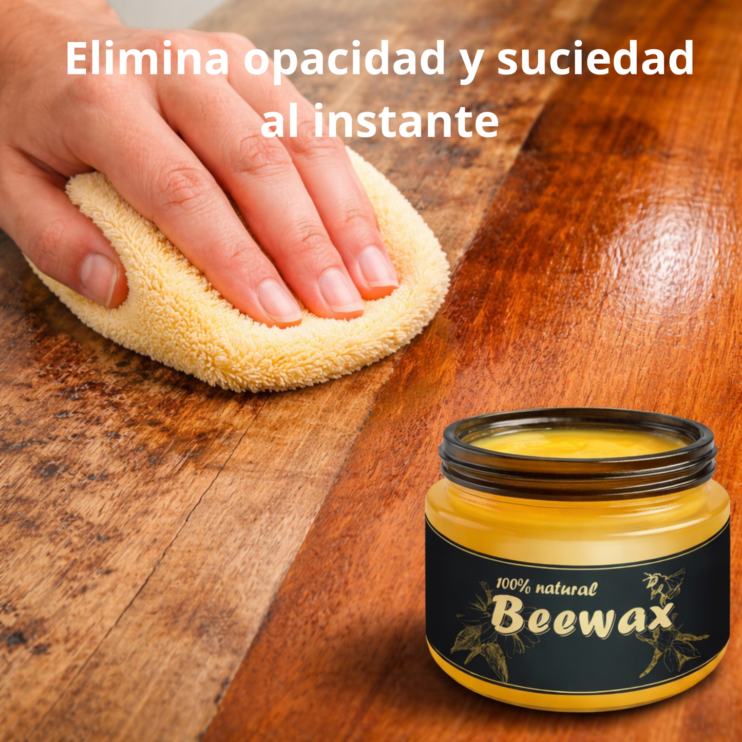 BEEWAX - Restaura el brillo original de tus muebles en minutos