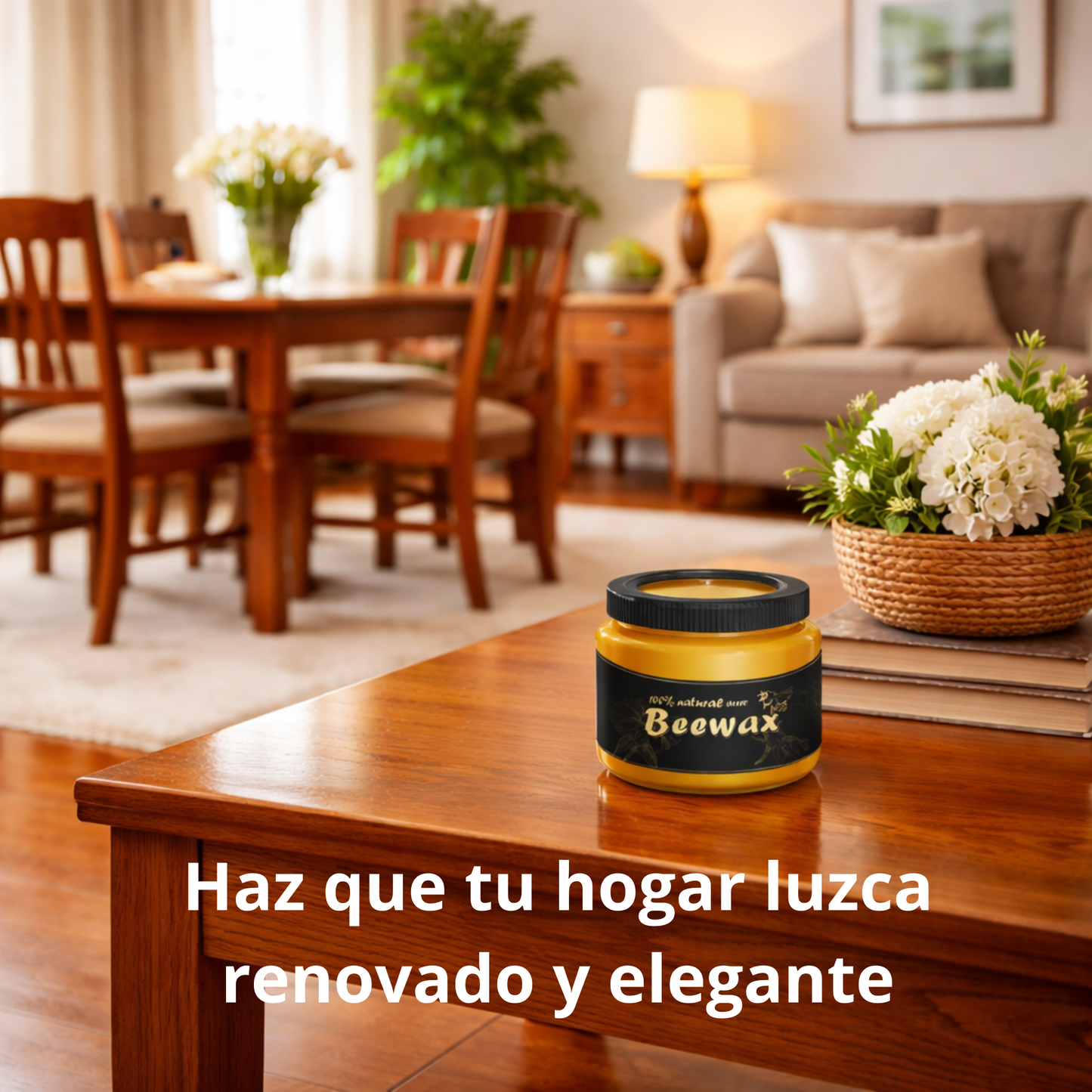 BEEWAX - Restaura el brillo original de tus muebles en minutos