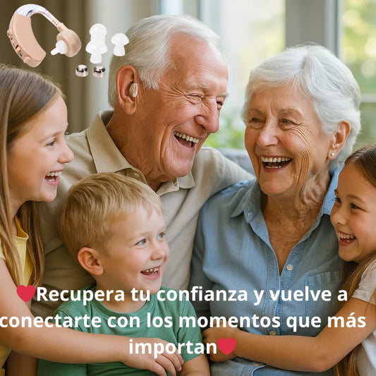 Audifono Amplificador De Sordera a Pilas / ¿Te duele NO escuchar claramente a tus hijos 👨👩👧 y nietos 👶❤️?