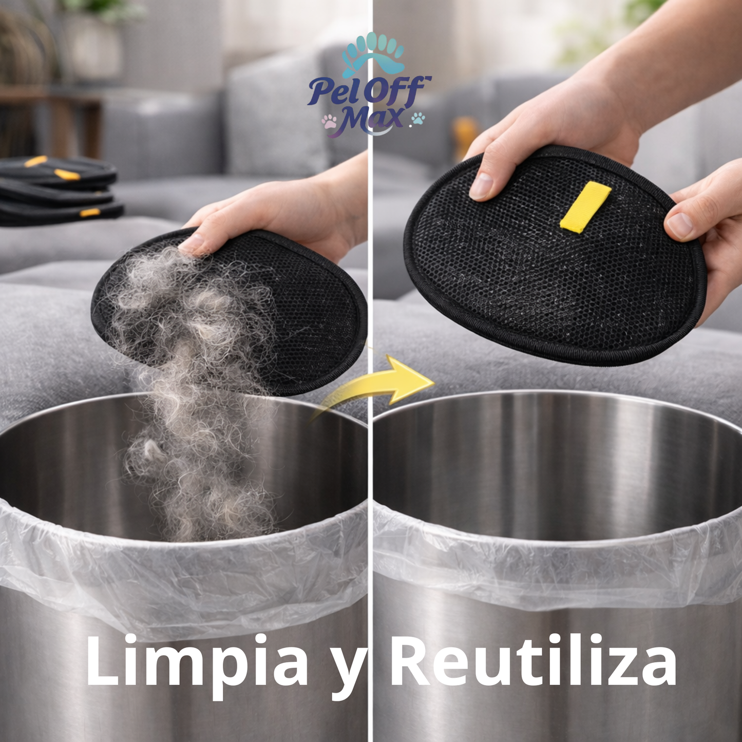 PelOff Max – Elimina el pelo de mascotas en segundos
