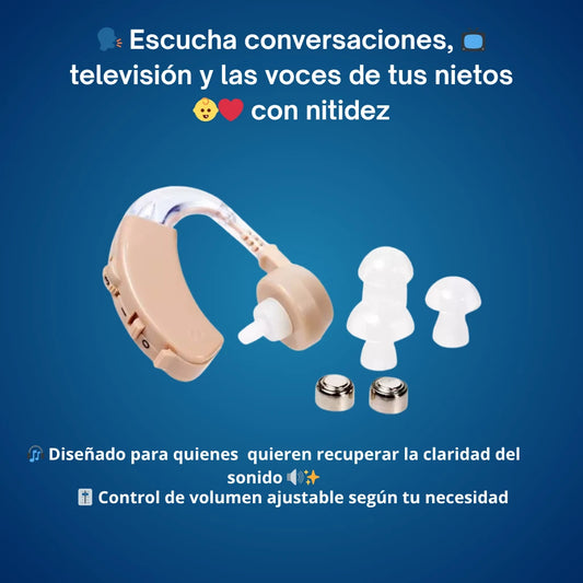 Audifono Amplificador De Sordera a Pilas / ¿Te duele NO escuchar claramente a tus hijos 👨👩👧 y nietos 👶❤️?