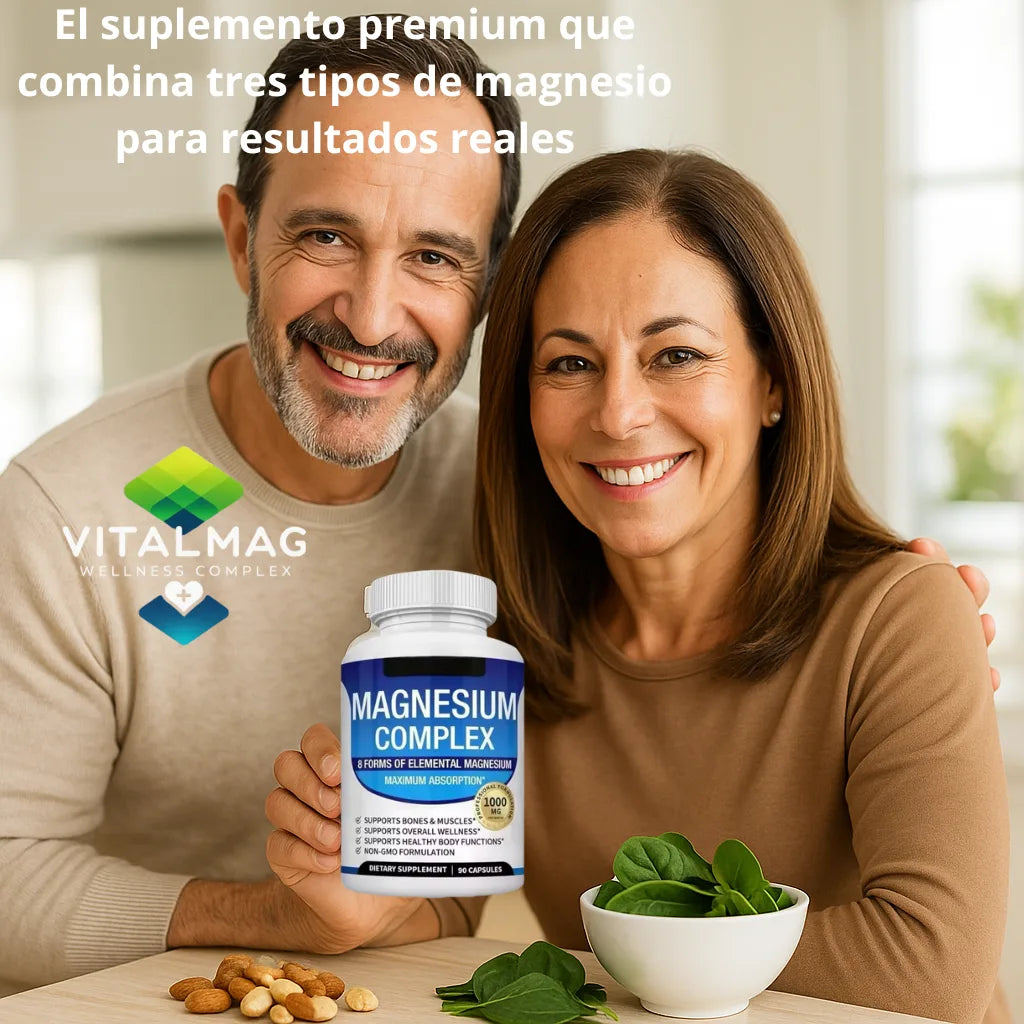 VitalMag – El suplemento premium que combina tres tipos de magnesio para resultados reales
