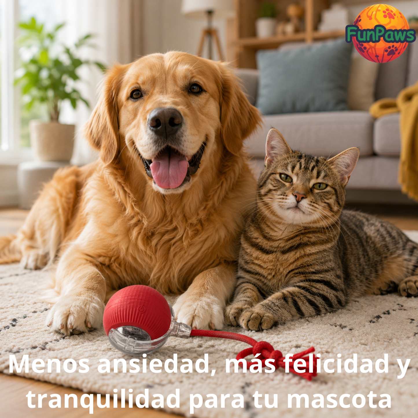 FunPaws - Mantén a tu mascota entretenida incluso cuando está sola