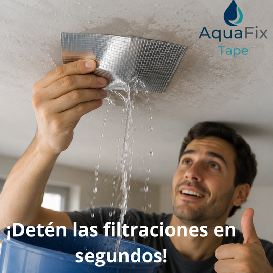 AquaFix Tape - Sella filtraciones y fugas en minutos