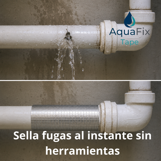 AquaFix Tape - Sella filtraciones y fugas en minutos