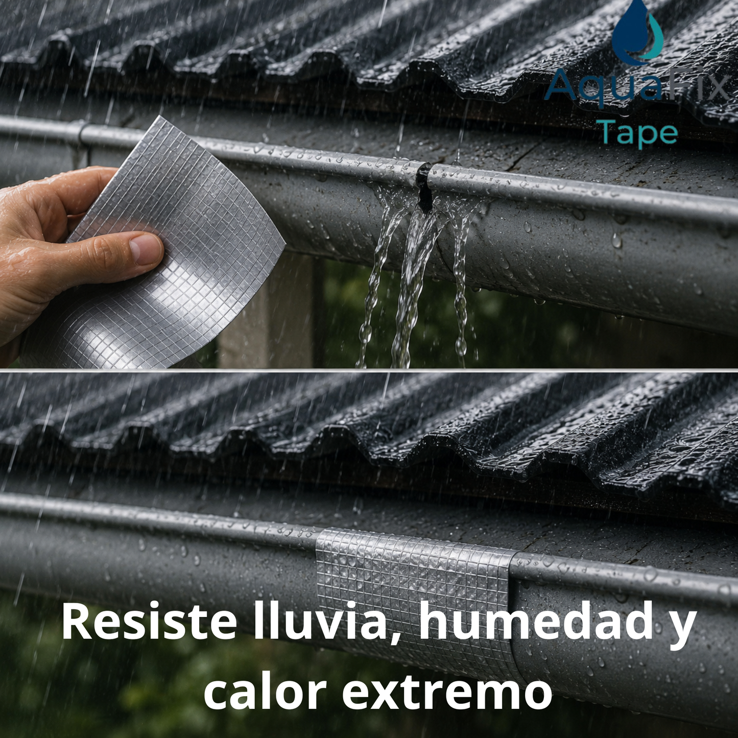 AquaFix Tape - Sella filtraciones y fugas en minutos