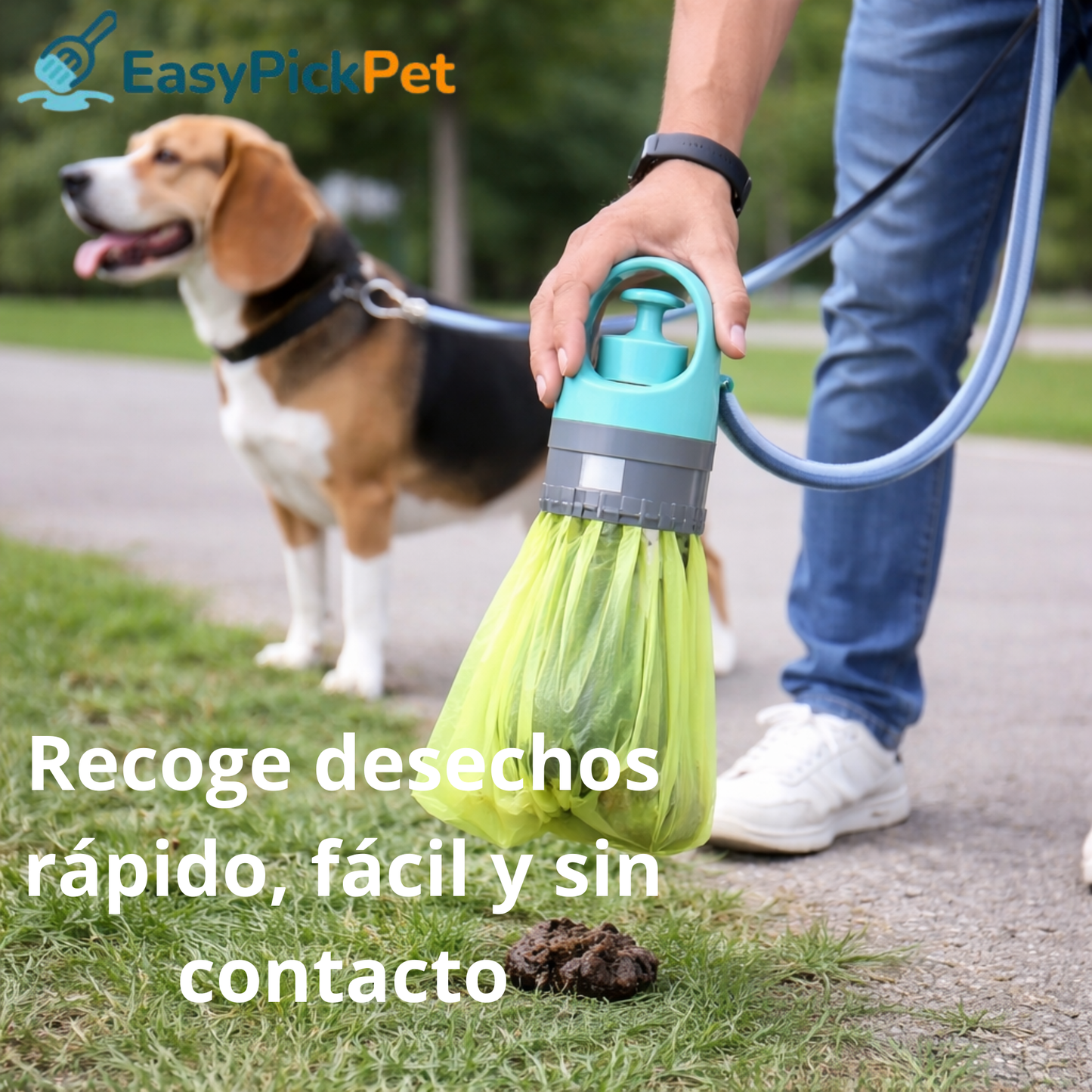 EasyPick Pet - Recoge desechos de tu mascota  rápido, fácil y sin contacto