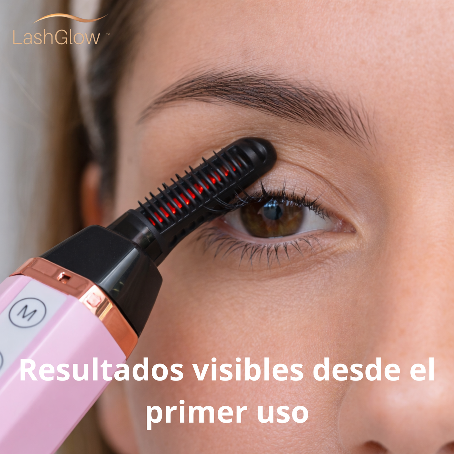 LashGlow - Riza tus pestañas en segundos sin tirones ni dolor