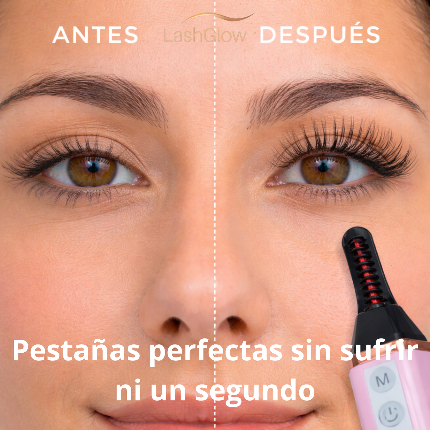 LashGlow - Riza tus pestañas en segundos sin tirones ni dolor