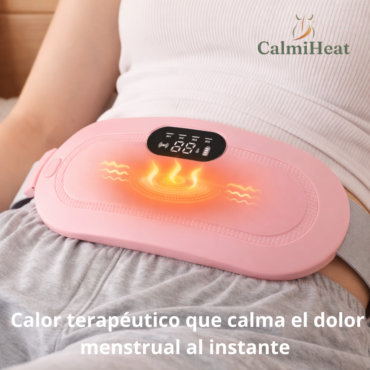 CalmiHeat - Reduce los cólicos menstruales con calor y masaje natural