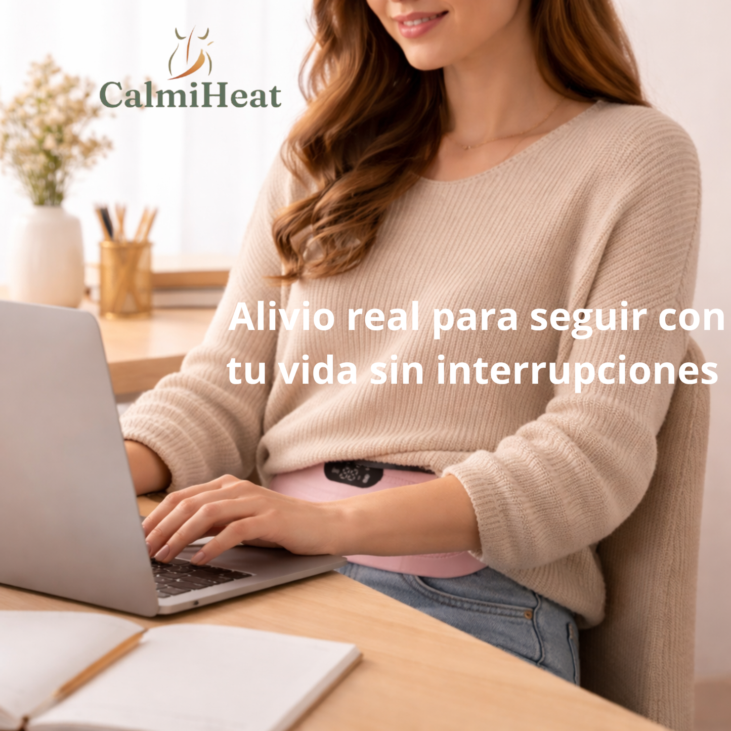 CalmiHeat - Reduce los cólicos menstruales con calor y masaje natural