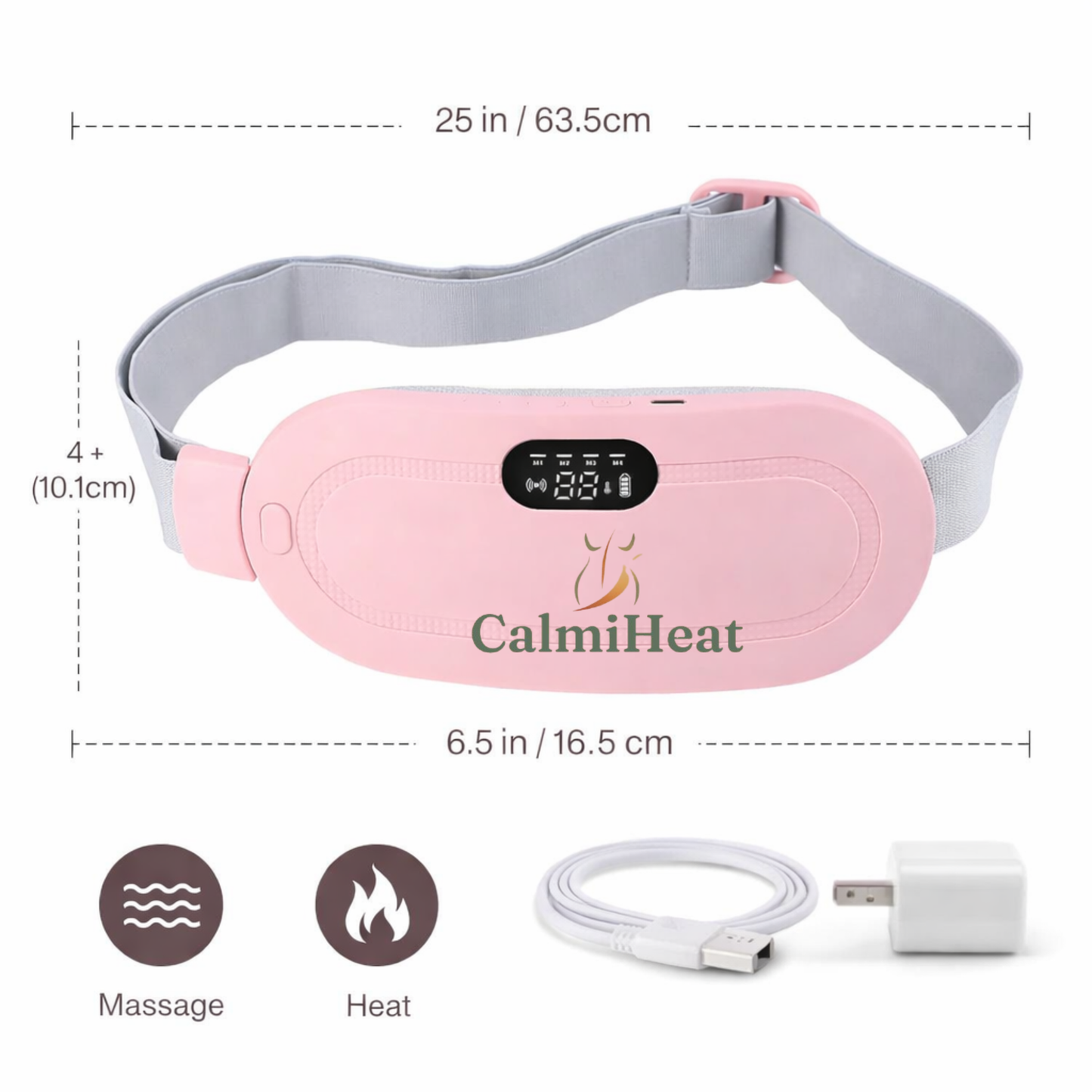 CalmiHeat - Reduce los cólicos menstruales con calor y masaje natural