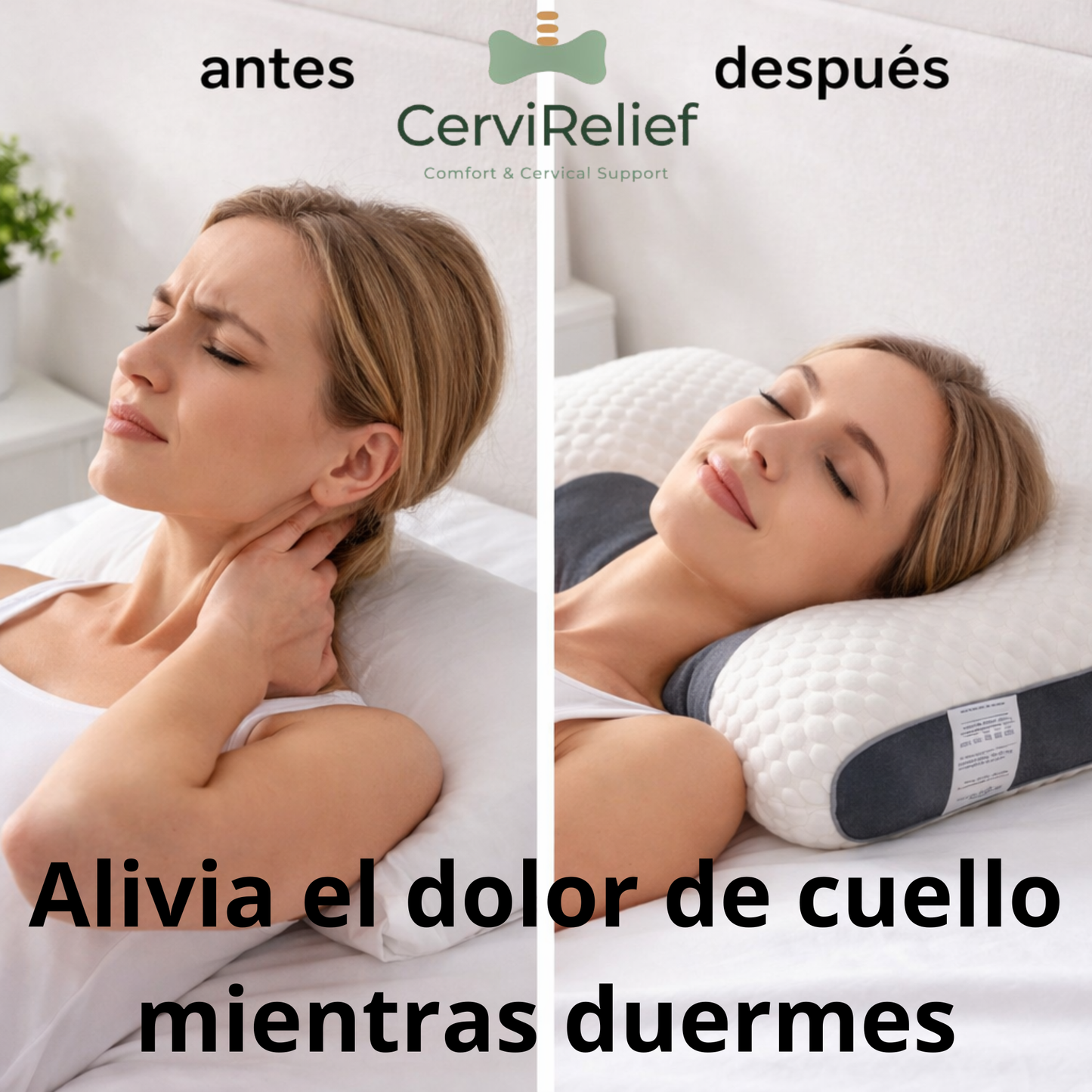 CerviRelief - Alivia el dolor de cuello mientras duermes