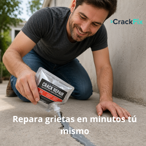 CrackFix  - Repara grietas en minutos sin ayuda profesional (500 Gr)