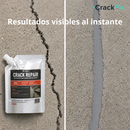 CrackFix  - Repara grietas en minutos sin ayuda profesional (500 Gr)