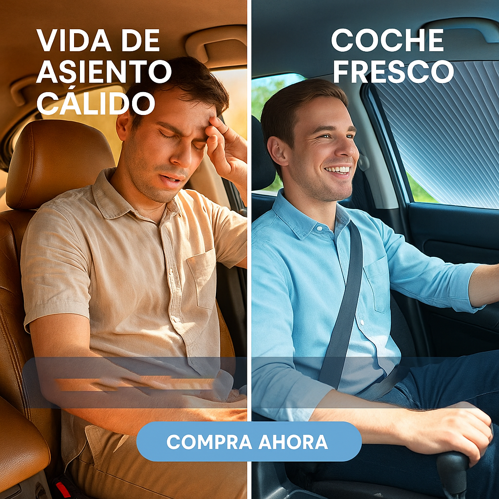 Parasol para Auto Retráctil /👋🥵 Adios al Auto sofocante ¡Hola al auto Fresco Siempre! 🚗❄️
