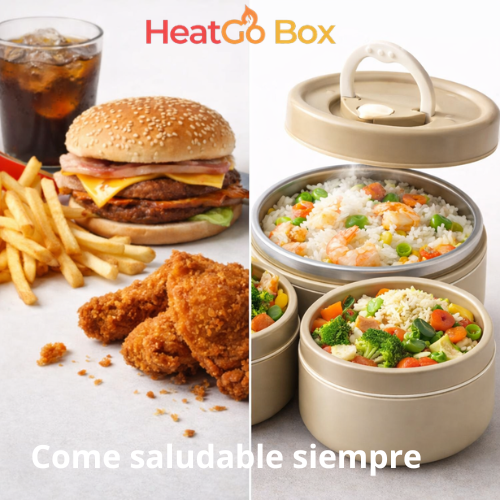 HeatGoBox  – Disfruta almuerzos saludables y calientes sin microondas