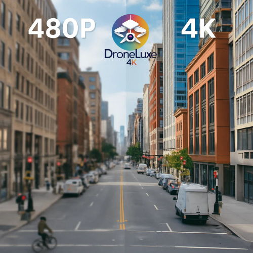 DroneLuxe 4K - Sorprende con imágenes aéreas de alta calidad