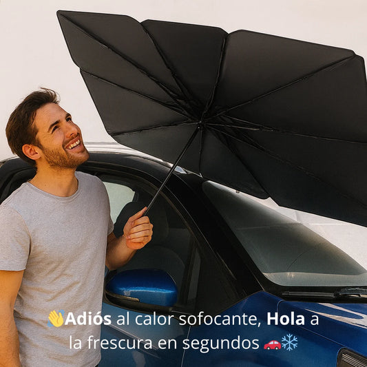 Parasol para Auto Retráctil /👋🥵 Adios al Auto sofocante ¡Hola al auto Fresco Siempre! 🚗❄️