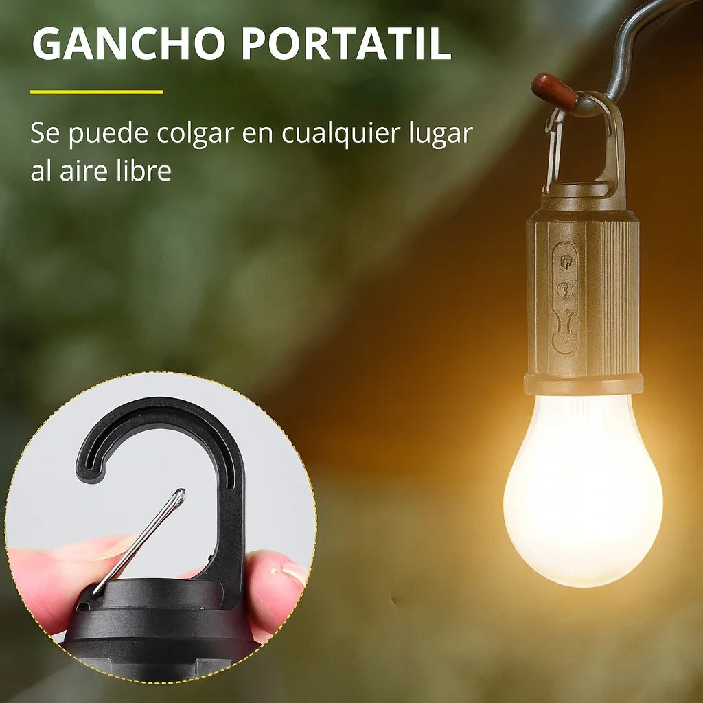 Ampolleta Solar   LED X2 / Porque tus aventurass 🏕️✨ merecen brillar🌟💡